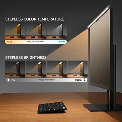 Led Curved Monitor Light Bar USB Table Lamp RGB Stepless Dimmable Hanging Office Desk Decorations Lighting For Computer Reading