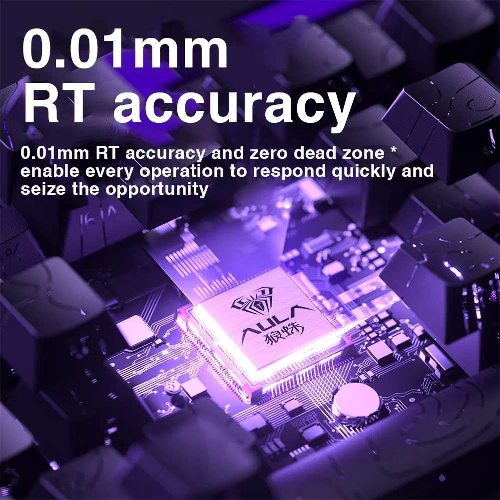 AULA HERO 68HE Magnetic Switch Keyboard RGB Gaming Mechanical Keyboard Rapid Trigger 8K Return Wired Esports Custom Keyboard Deals 4 U   Deals 4 U
