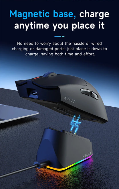 Wireless Gaming Mouse AJ139-V2/AJ139P-V3-MC with 12000DPI Max AJ139P MAX with 32000DPI Magnetic Charging Base  Gaming Mouse