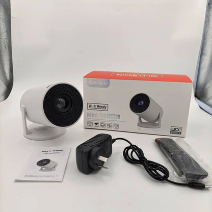 2026 New HY300 Projector with WiFi6 & BT5.0, Portable Beamer 1080P/4K Support Auto Keystone Smart Proyector Deals 4 U  Gaming Accessories Deals 4 U