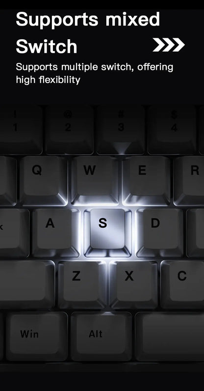 Darmoshark KT35 Mechanical Gaming Keyboard Aluminum Alloy One-Handed Keypad Magnetic Axis Wired Hot Swap Keyboard Macro Driver Deals 4 U  Streaming Equipment Deals 4 U