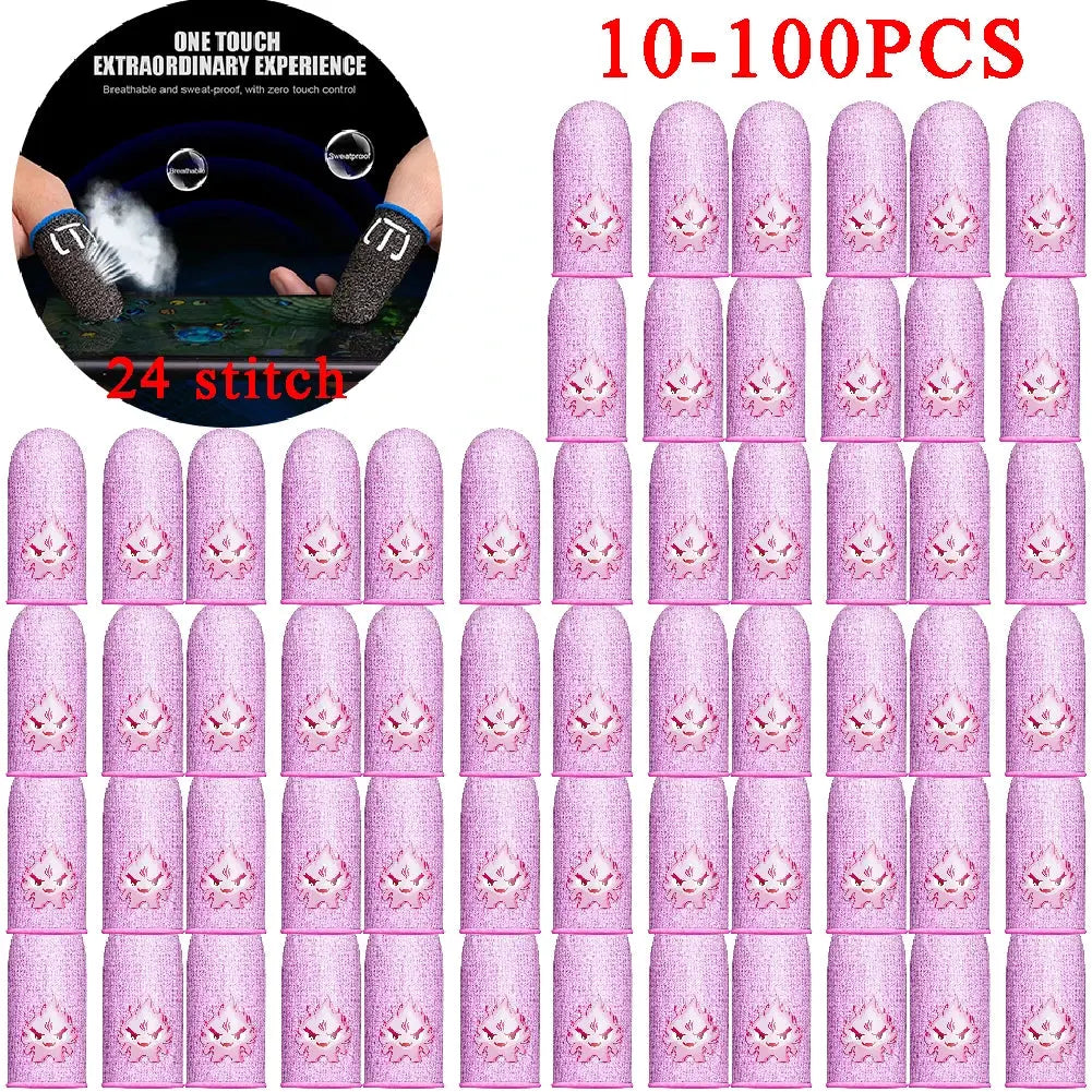 100-10PCS Finger Cover Game Controller For PUBG Sweatproof Anti-slip Fingertip Cover Thumb Gloves For Mobile Game Deals 4 U  Mobile Gaming Deals 4 U