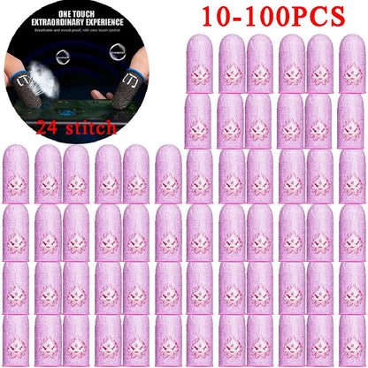 100-10PCS Finger Cover Game Controller For PUBG Sweatproof Anti-slip Fingertip Cover Thumb Gloves For Mobile Game Deals 4 U  Mobile Gaming Deals 4 U