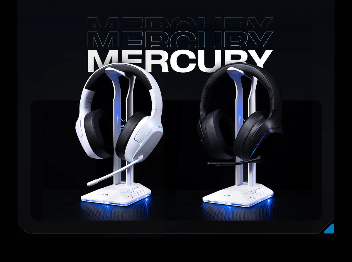 ATK N9 2.4GHz Wireless Gaming Headset with Mic for PS5 PS4 PC Mac Playstation Bluetooth Gaming Headphone with Microphone