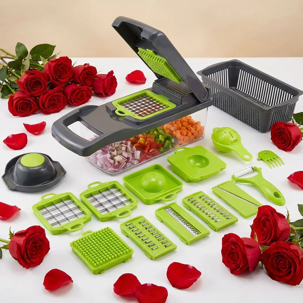 Valentine's Gift Safe Hand Guard Vegetable Cutter, for Cooking Together. 33x12cm, Shows Your Care Deals 4 U   Deals 4 U