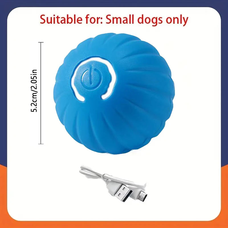 Smart Dog Toy Ball Automatic Interactive Pet Electronic Rolling USB Rechargeable Moving Bouncing for Puppy to Large dog Chew Toy Deals 4 U   Deals 4 U
