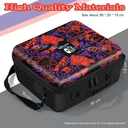Travel Carrying Case For Nintendo Switch OLED Console Gaming Accessories High Quality Portable Storage Messenger Bag Hard Shell Deals 4 U  Console Accessories Deals 4 U
