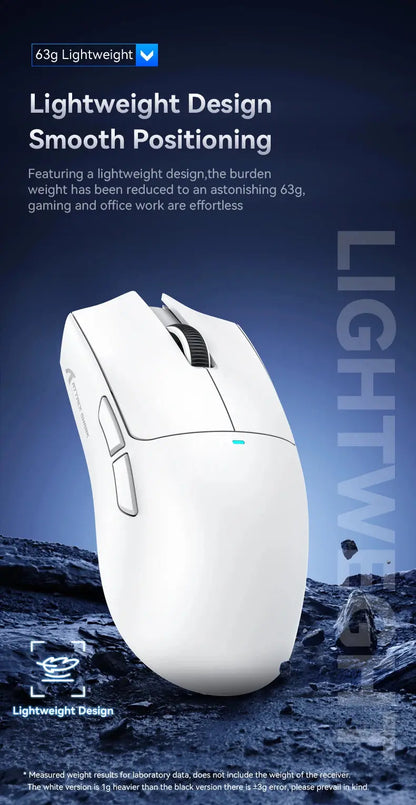 ATTACK SHARK X11 Lightweight Wireless Gaming Mouse with RGB Backlight Charging, Up to 22K DPI, PAW3311 Optical Sensor, HUYU Swit Deals 4 U  Gaming Accessories Deals 4 U
