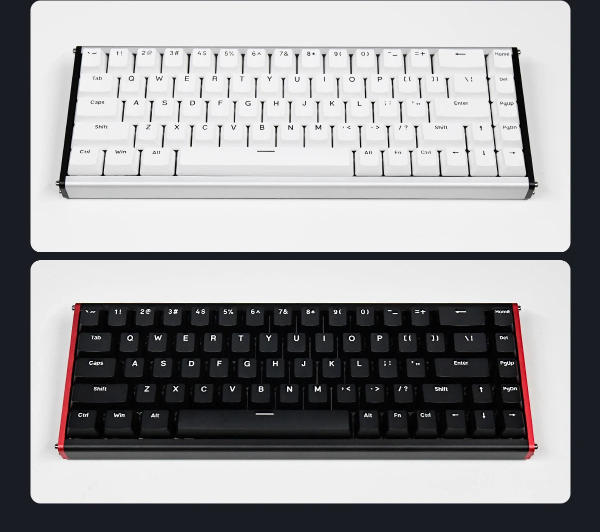 AJAZZ ALUX68 Magnetic Shaft Aluminum Alloy Esports Magnetic switch keyboard RGB hot-swappable DIY wired macro mode Hall effect