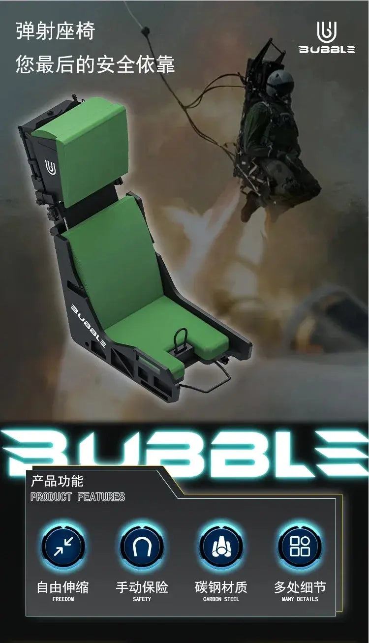 Aircraft Brother F18 Aircraft Ejection Seat Ba Platinum Bubble Handmade Customized DCS Simulation Cockpit Flight Simulation Deals 4 U  Gaming Accessories Deals 4 U