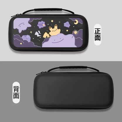 Cartoon Switch 2 Protective Case for Nintendo Switch 2 Glitter Purple Customize Joy-Con Console Case Can be inserted Dock Cover