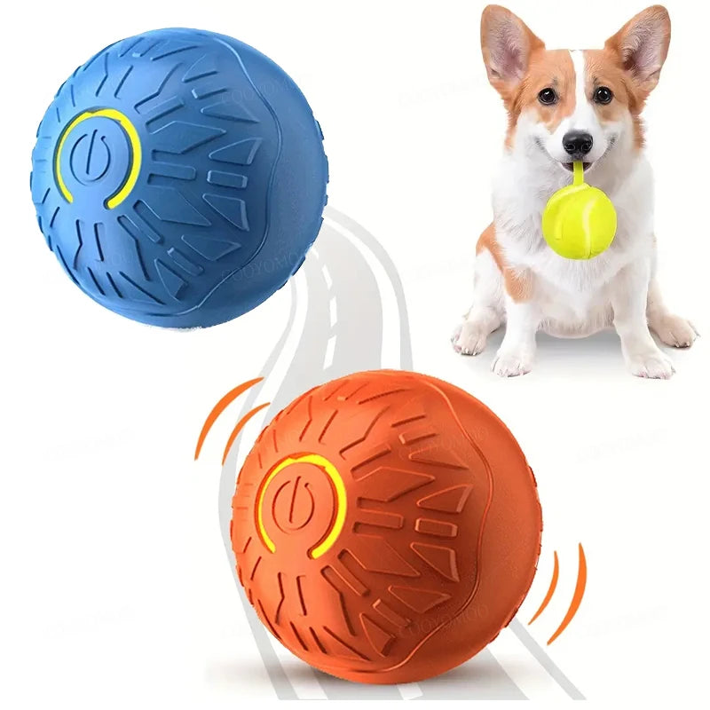 Smart Dog Toy Ball Automatic Interactive Pet Electronic Rolling USB Rechargeable Moving Bouncing for Puppy to Large dog Chew Toy Deals 4 U   Deals 4 U