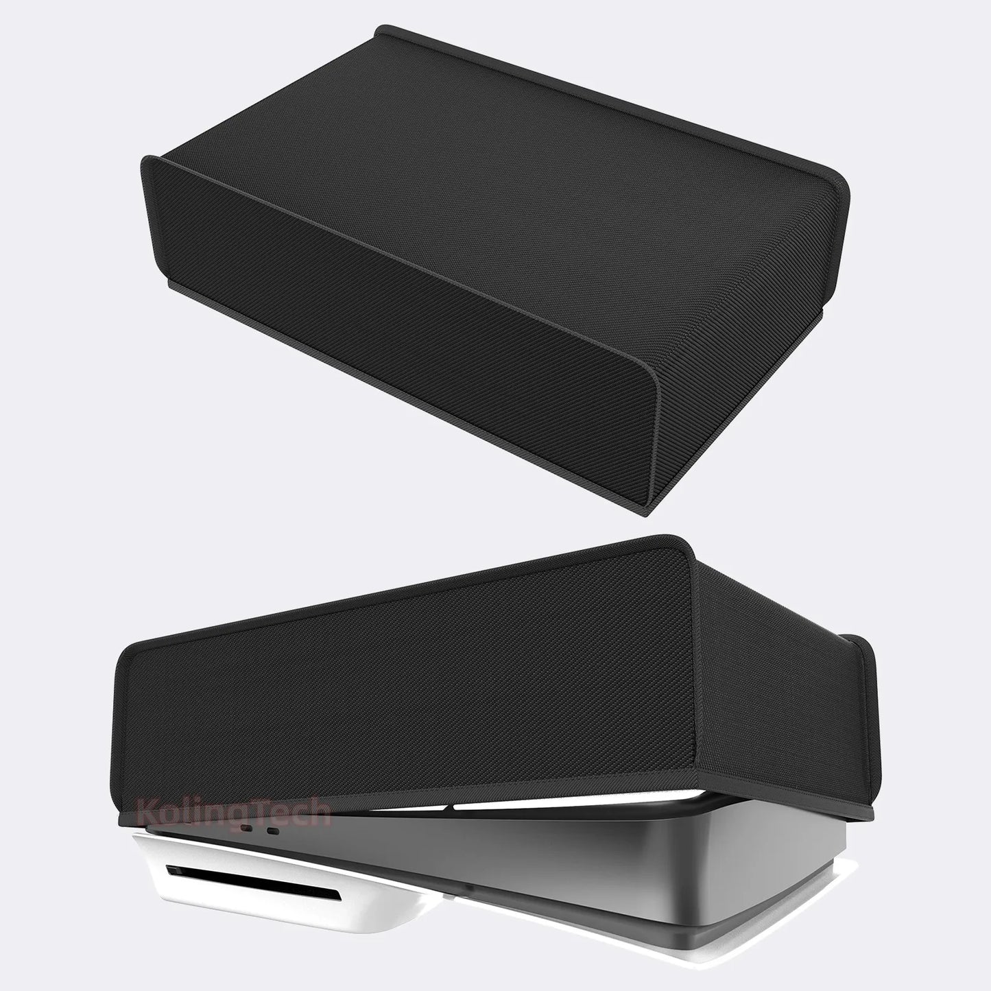 Nylon Dust Cover Skin for PS5 Slim Soft Neat Lining Dust Guard Anti Scratch Waterproof Sleeve for Sony Playstation5 Slim Disc