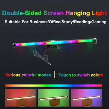 RGB CCT Led Monitor Light Bar for Computer Gaming Lights Bar Monitor Screen Hanging Lighting USB Dimmable Desk Lamp Atmosphere