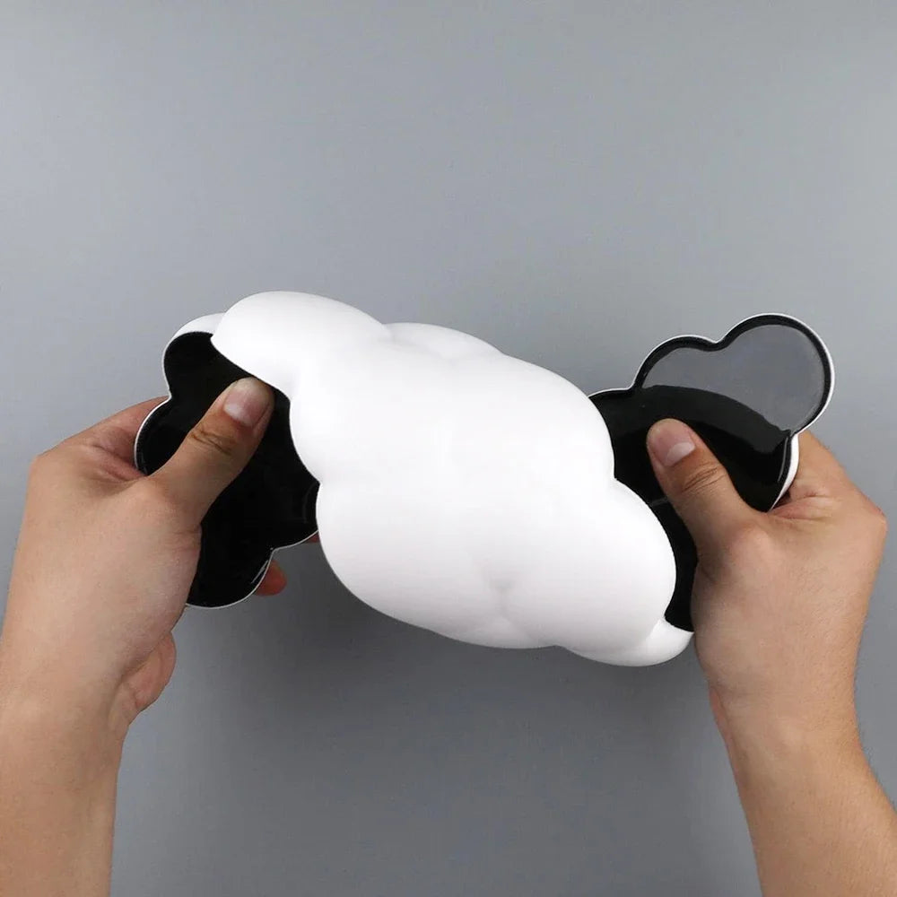 Mouse Pad with Wrist Rest Keyboard Cloud Anti-Slip Desktop Office Gamer Mouse Wrist Rest Ergonomic Keyboard Mouse Pad Wrist Rest
