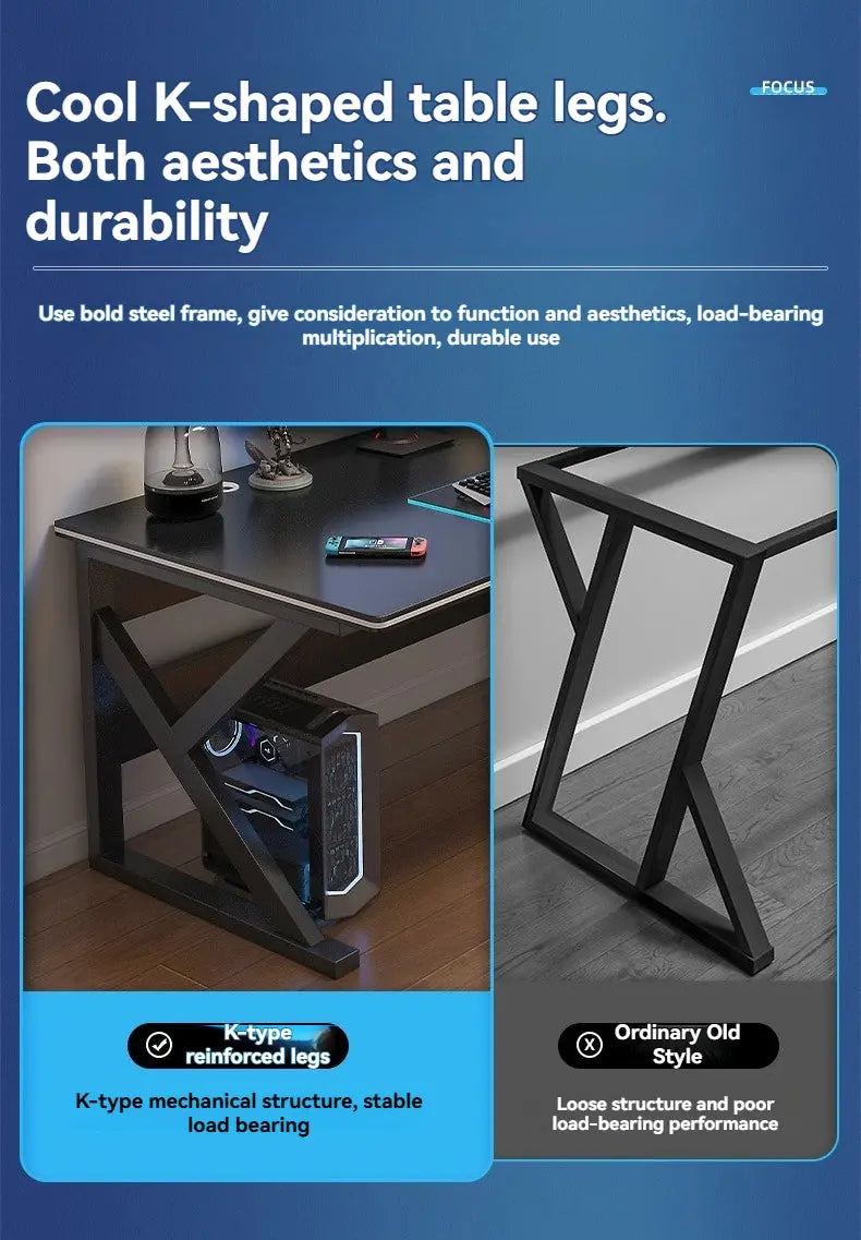 Computer desk, home desk, student learning desk, simple gaming desk, e-sports desk, workbench, office desk Deals 4 U  Gaming Accessories Deals 4 U