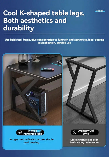 Computer desk, home desk, student learning desk, simple gaming desk, e-sports desk, workbench, office desk Deals 4 U  Gaming Accessories Deals 4 U