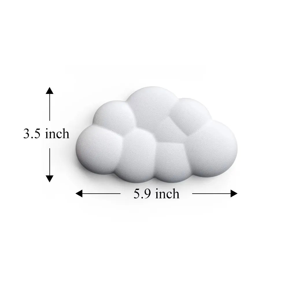 Keyboard Cloud Wrist Rest Pad Anti-Slip Desk Mat Memory Foam Palm Rest Ergonomic Mouse Pad Typing Wrist Rest for Office