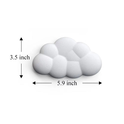 Keyboard Cloud Wrist Rest Pad Anti-Slip Desk Mat Memory Foam Palm Rest Ergonomic Mouse Pad Typing Wrist Rest for Office