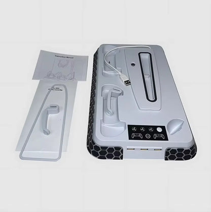 For PS5/PS5 Slim/PS5 Pro All-in-One Cooling Stand Base Model with RGB Lighting Effects Storage Function game Controller base
