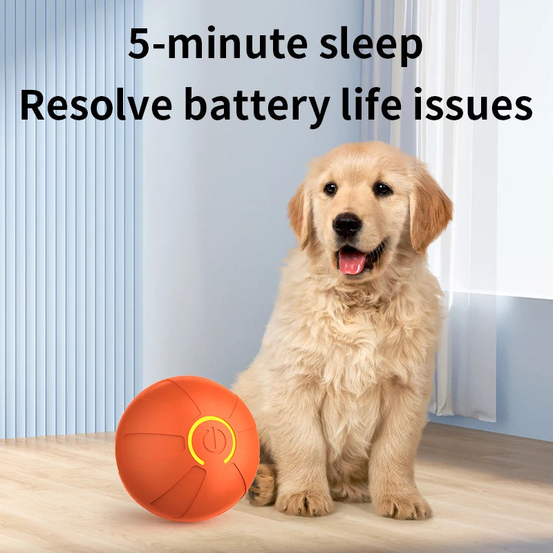 Smart Dog Toy Ball Automatic Interactive Pet Electronic Rolling USB Rechargeable Moving Bouncing for Puppy to Large dog Chew Toy Deals 4 U   Deals 4 U