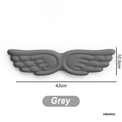 Mousepad Ergonomic Angel Keyboard Wrist Rest and Mouse Pad Set Reduce Wrist Pain for Office and Gaming Use Angel Wing, Memory Fo