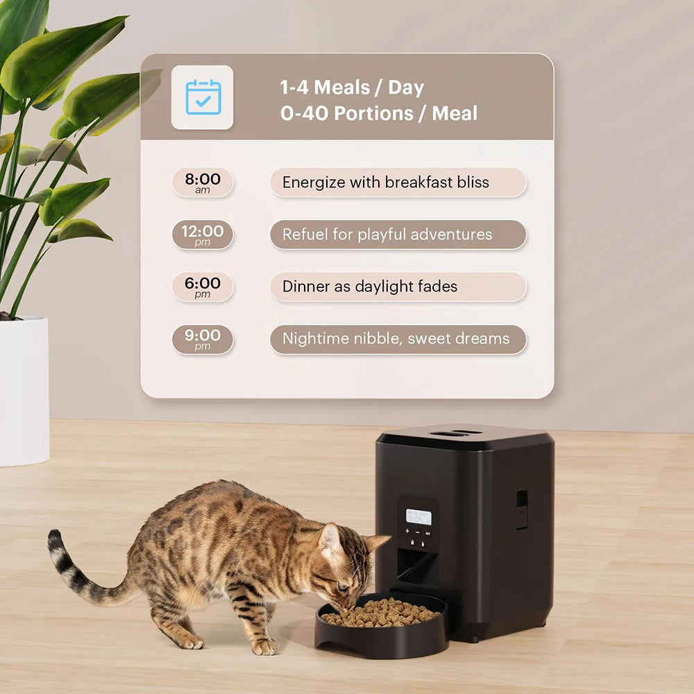 Smart Pet Feeder Automatic Cat Feeder Dog Slow Food Machine With Timed Quantitative Automatic Cat Food Dispenser Cat Dog Bowl Deals 4 U   Deals 4 U