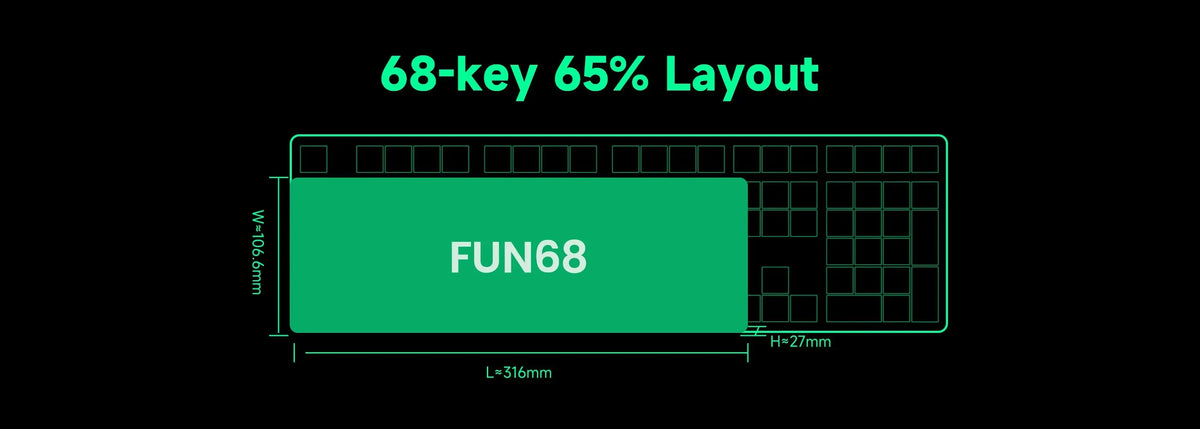 Akko MonsGeek FUN68 FUN60 PRO&MAX  HE Magnetic Keyboard 60% 65% Gaming Keyboards Rapid Trigger 8K Custom Keyboard Gamer Esports Deals 4 U  Gaming Accessories Deals 4 U