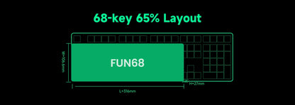 Akko MonsGeek FUN68 FUN60 PRO&MAX  HE Magnetic Keyboard 60% 65% Gaming Keyboards Rapid Trigger 8K Custom Keyboard Gamer Esports Deals 4 U  Gaming Accessories Deals 4 U