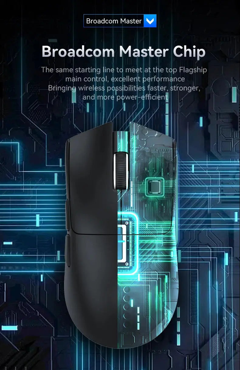 ATTACK SHARK X11 Lightweight Wireless Gaming Mouse with RGB Backlight Charging, Up to 22K DPI, PAW3311 Optical Sensor, HUYU Swit Deals 4 U  Gaming Accessories Deals 4 U