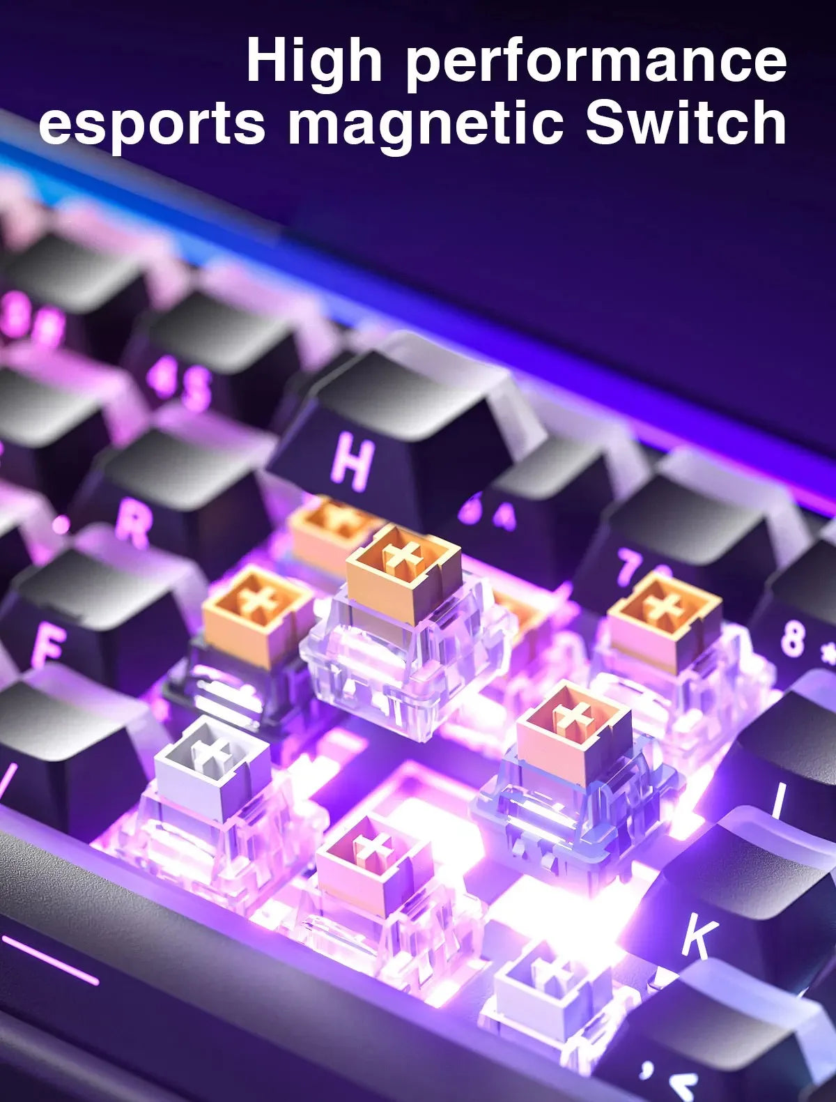 AULA HERO 68HE Magnetic Switch Keyboard RGB Gaming Mechanical Keyboard Rapid Trigger 8K Return Wired Esports Custom Keyboard Deals 4 U   Deals 4 U