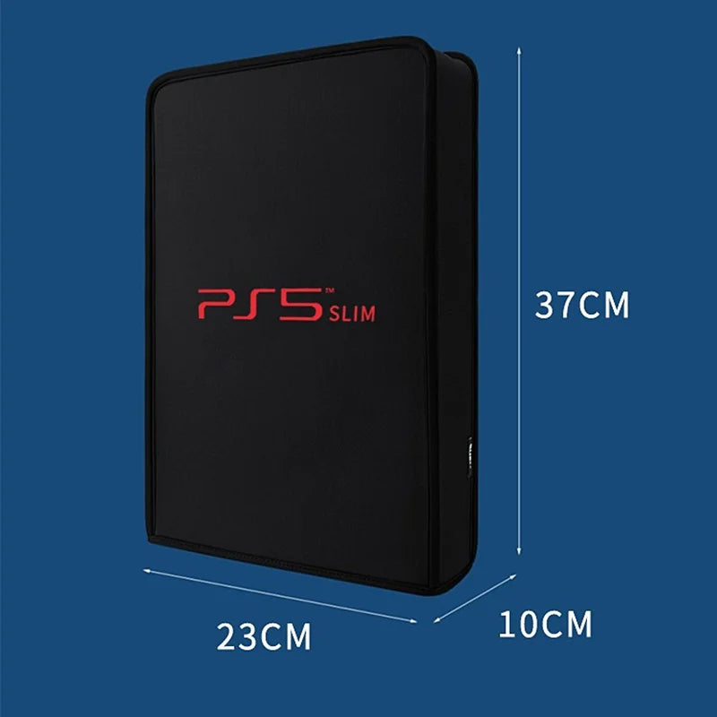 Dust Cover for PS5 Slim Console Only, Protective Case Anti Scratch Cover Sleeve for PS5 Slim Console Digital&Disc Edition Black
