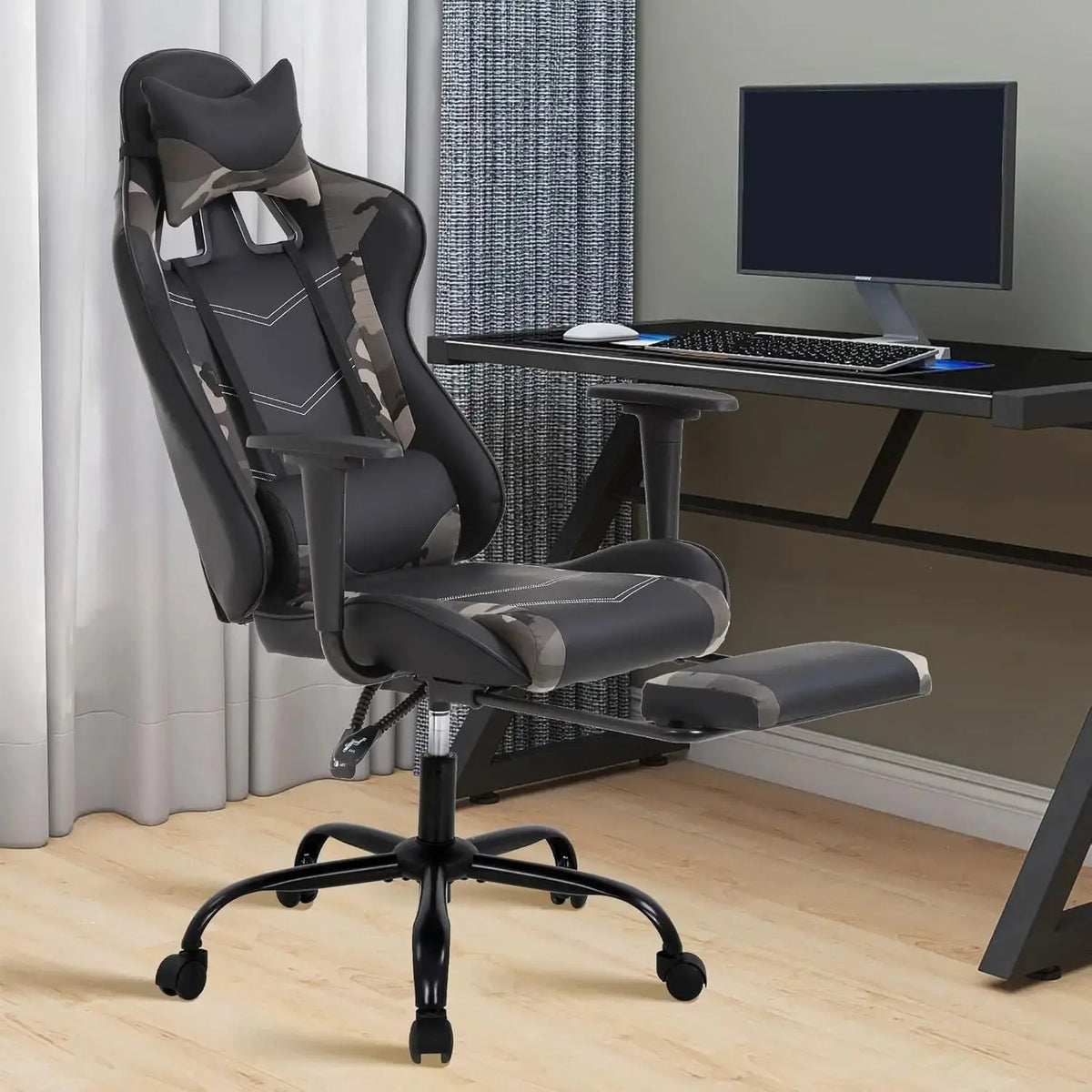 Ergonomic High-Back Gaming Chair PU Leather 250lbs Home Office, Customized Deals 4 U  Gaming Accessories Deals 4 U
