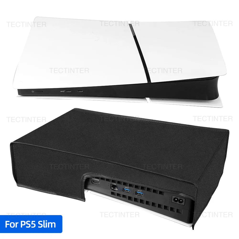 Horizontal Dust Cover for PS5 /Slim /Pro Console Anti-Scratch Protector Vertical Dustproof Case Sleeve for PS5 Accessories