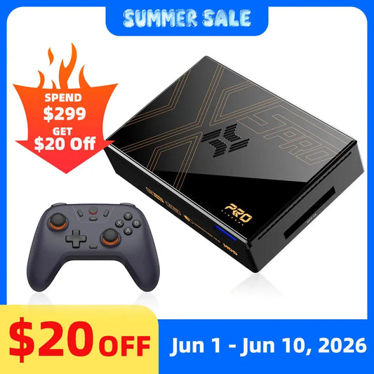 Kinhank Super Console X5 PRO Retro Video Game Consoles Plug and Play 320G/4T with 10000+ Games for PS2/WII/SS/DC/N64/MAME Deals 4 U  Gaming Accessories Deals 4 U