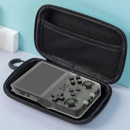 TOP Protect Game Storage Case for Miyoo Mini Plus R36S R35S Portable Storage Console Bag Carry Case for Anbernic RG35XX Plus Deals 4 U  Console Accessories Deals 4 U