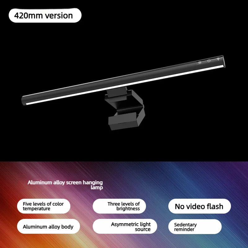 Computer Monitor Light Bar RGB Music Rhythm Screen Hanging Lights Dimming Desk Lamp Reading Gaming Table Lighting