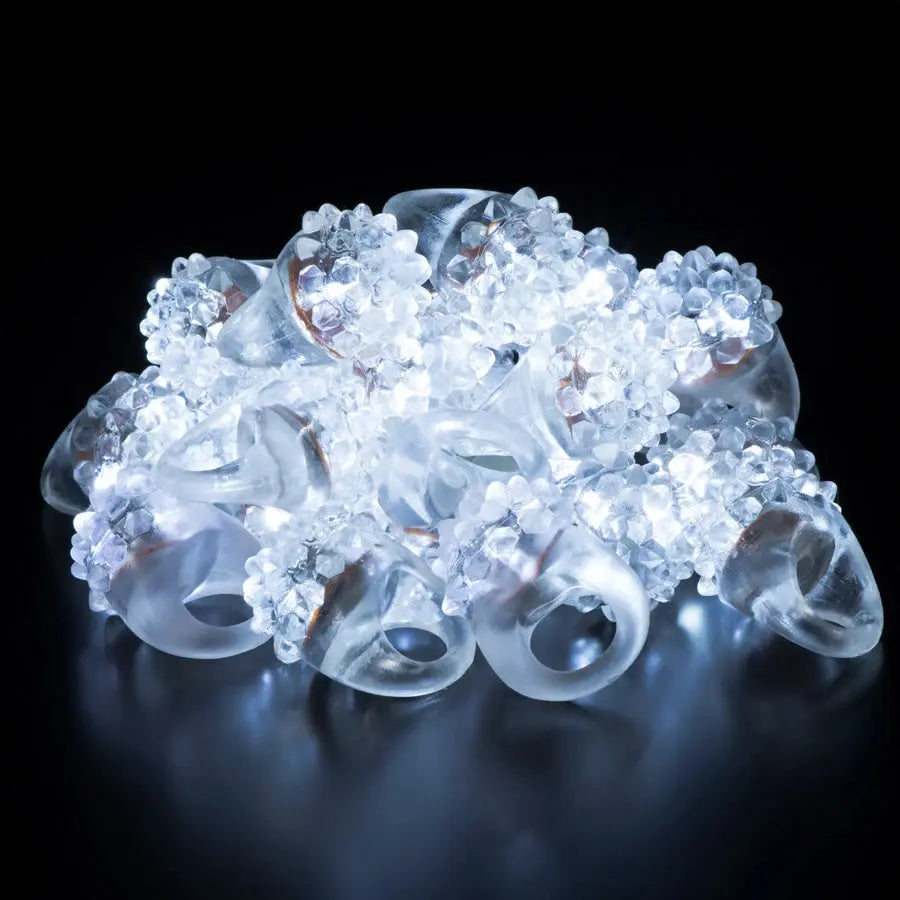 Led White Bracelets Light Up Party Favors Glow in the Dark Party Supplies Neon Sunglasses LED Rings Bracelets Wedding Decoration Deals 4 U  Gaming Accessories Deals 4 U