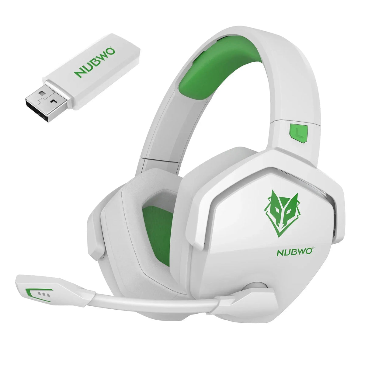 NUBWO G06 Dual Wireless Headsets Gamer with Microphone 2.4GHz Bluetooth 5.3 Gaming Headphones for PS5, PS4, PC, Mobile, Switch Deals 4 U  Gaming Accessories Deals 4 U
