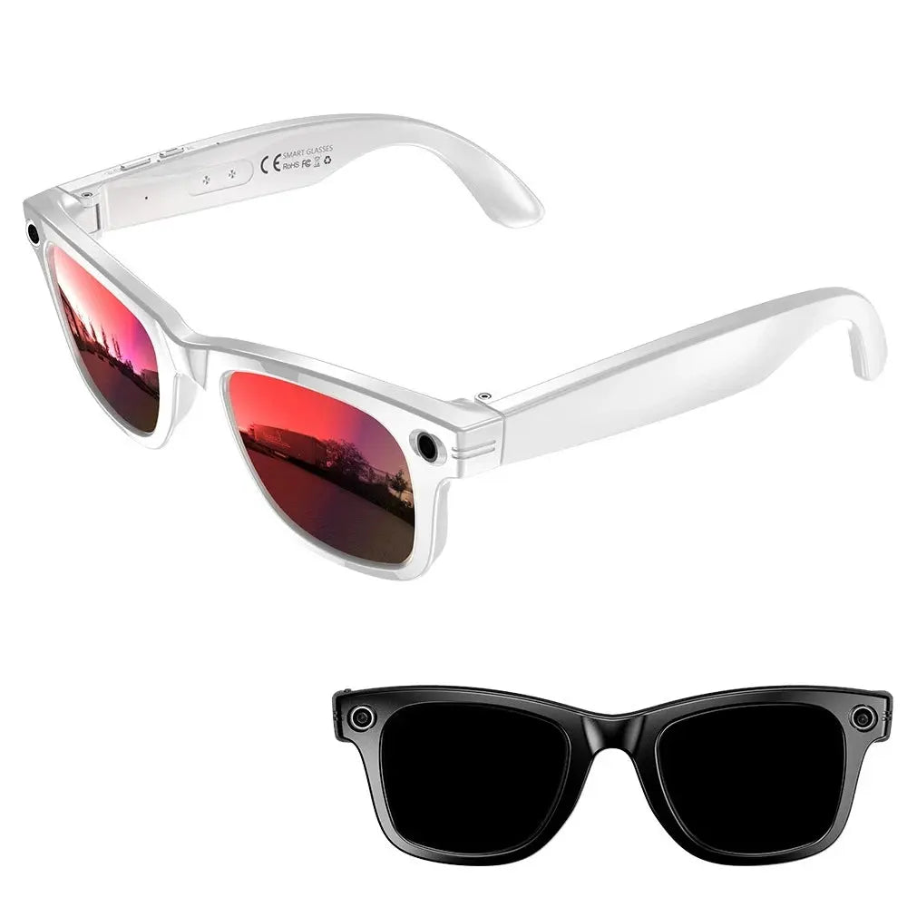 W610 AI Smart Glasses with Video Camera 800W Outdoor Sunglasses Wi-Fi Transfer BT Calling Audio Record Smart Wearable Headset Deals 4 U  Gaming Accessories Deals 4 U
