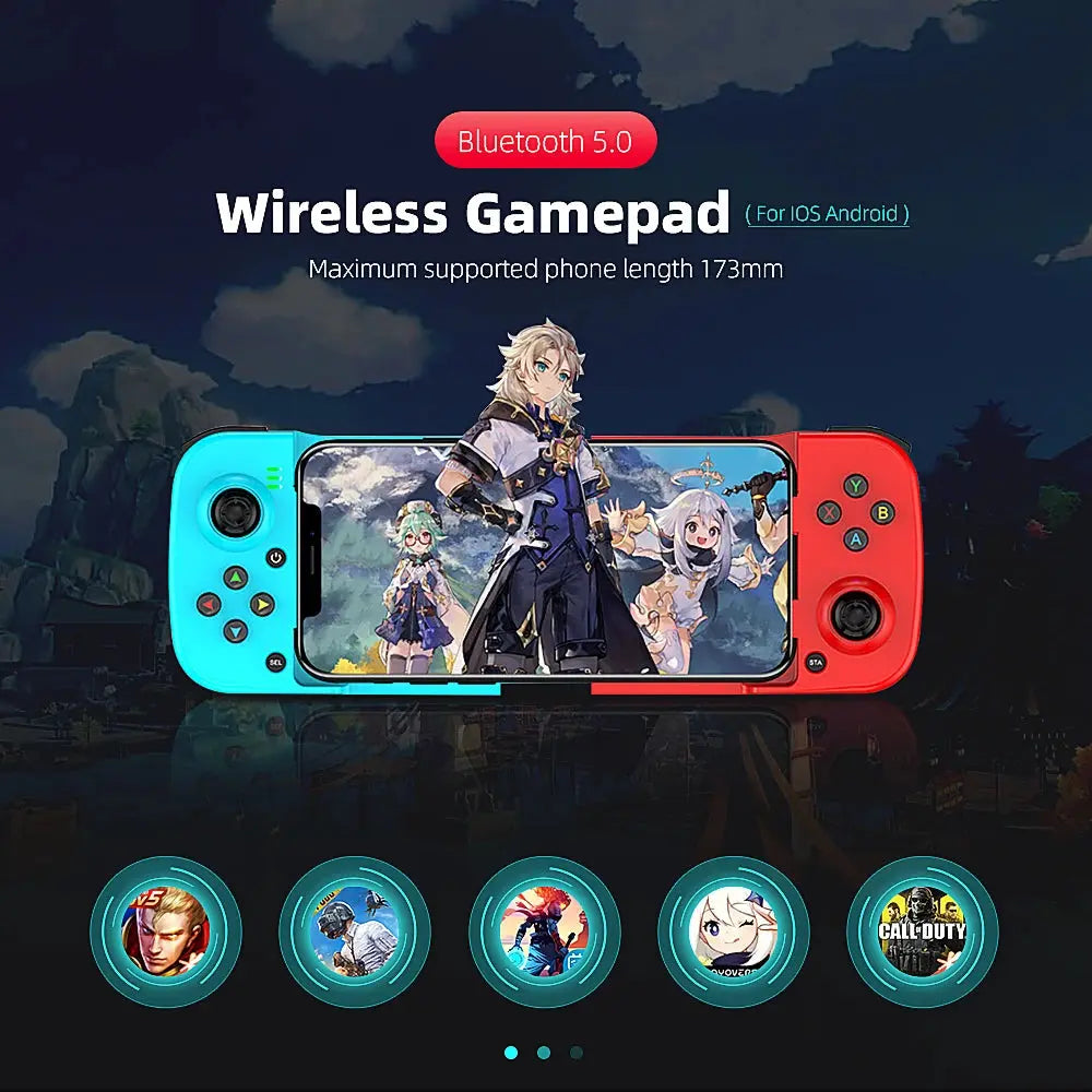 Gamepad For iPhone Android Cell Phone Control Bluetooth Controller Trigger Pubg Mobile Joystick Gaming Smartphone Mando Game Pad Deals 4 U  Mobile Gaming Deals 4 U