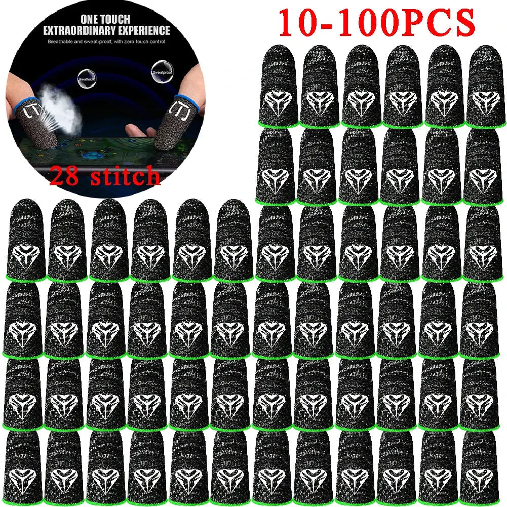 100-10PCS Finger Cover Game Controller For PUBG Sweatproof Anti-slip Fingertip Cover Thumb Gloves For Mobile Game Deals 4 U  Mobile Gaming Deals 4 U