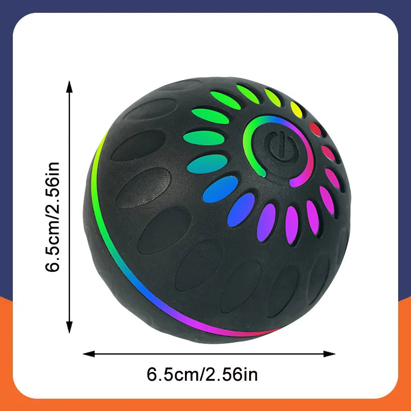 Smart Dog Toy Ball Automatic Interactive Pet Electronic Rolling USB Rechargeable Moving Bouncing for Puppy to Large dog Chew Toy Deals 4 U   Deals 4 U