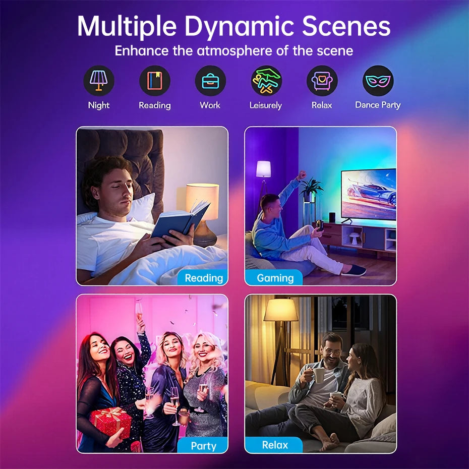 Tuya E27 GU10 E14 RGB Bulb Zigbee/WiFi/Bluetooth Smart Dimmable LED Light Lamp 5W/15W Work with Alexa Google Home Voice Control Deals 4 U   Deals 4 U