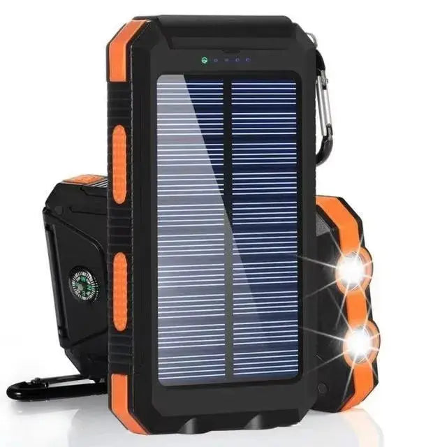 Solar Power Bank 80000mAh Portable Charging Poverbank External Battery Charger Strong Light LDE Light for All Smartphones Deals 4 U  Mobile Gaming Deals 4 U