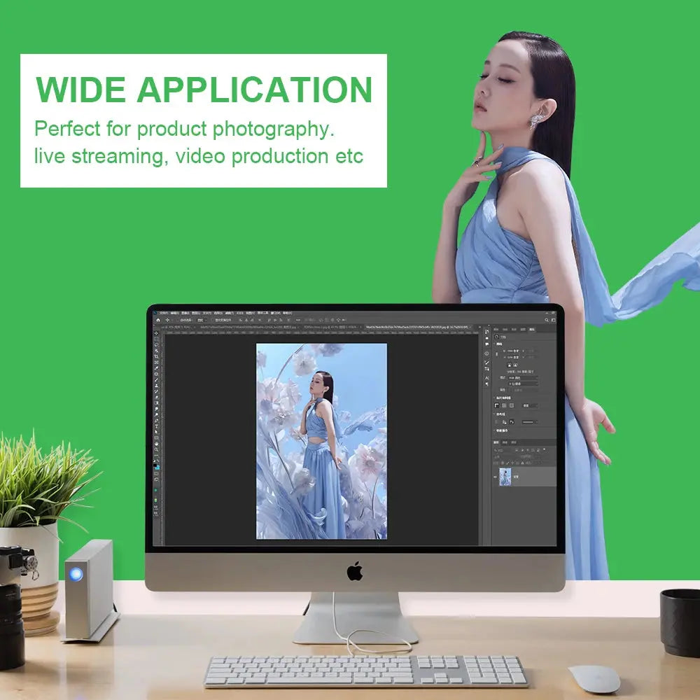Background For Photography Backdrops White/Black/Blue/Green Screen Chroma Key Muslin Studio Photo Shooting Backdrop Cloth Paper Deals 4 U  Streaming Equipment Deals 4 U