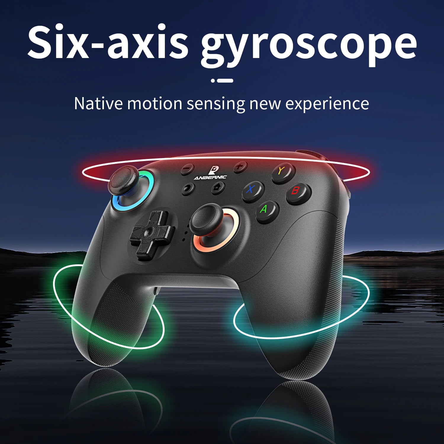 ANBERNIC RG P01 Retro Games Controller Wired/Wireless Bluetooth RGB Hall Effect Joystick XBOX Gamepad for PC Android IOS Steam Deals 4 U   Deals 4 U