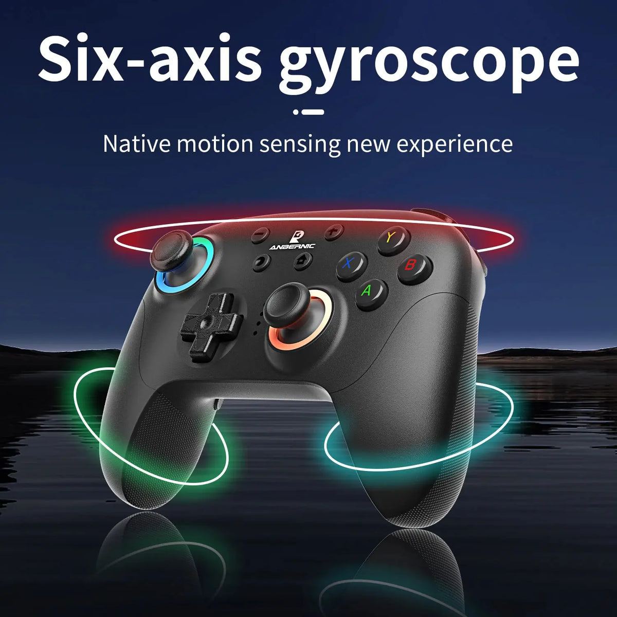 ANBERNIC RG P01 Retro Games Controller Wired/Wireless Bluetooth RGB Hall Effect Joystick XBOX Gamepad for PC Android IOS Steam Deals 4 U   Deals 4 U