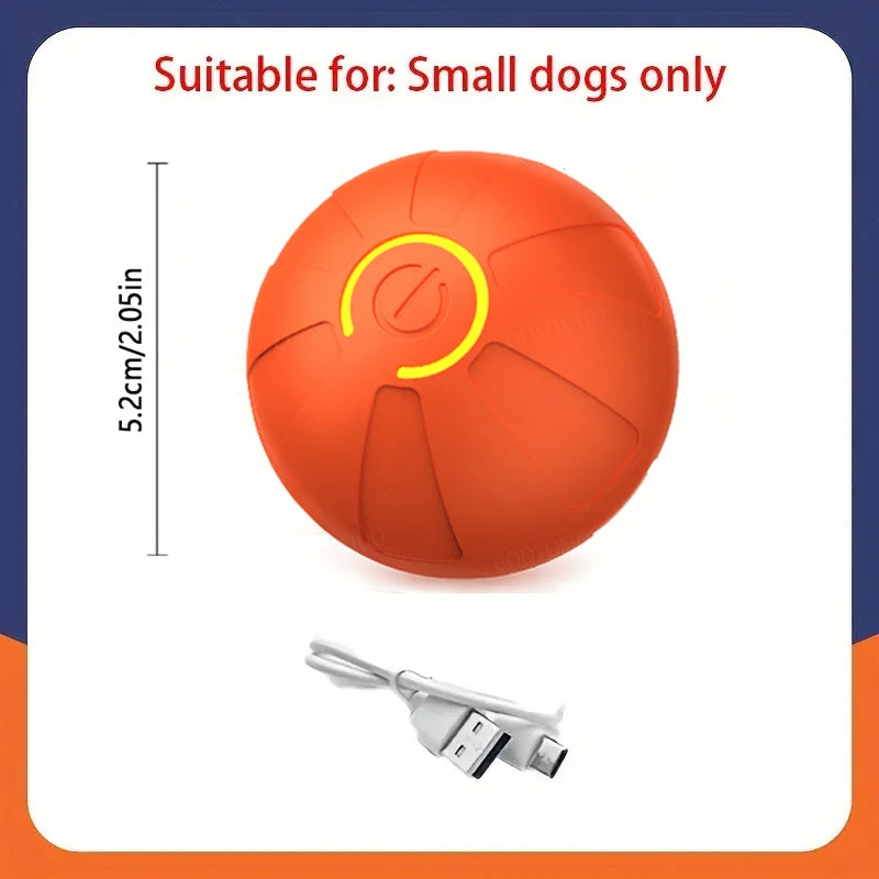 Smart Dog Toy Ball Automatic Interactive Pet Electronic Rolling USB Rechargeable Moving Bouncing for Puppy to Large dog Chew Toy Deals 4 U   Deals 4 U