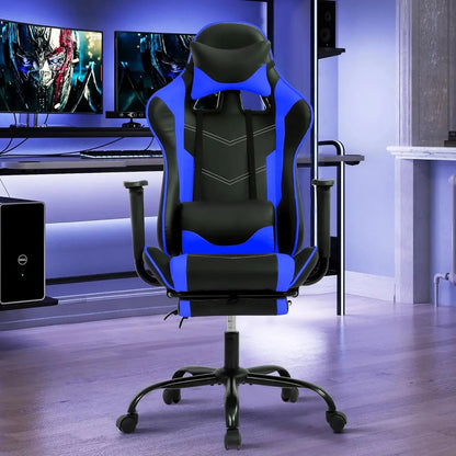 Ergonomic High-Back Gaming Chair PU Leather 250lbs Home Office, Customized Deals 4 U  Gaming Accessories Deals 4 U
